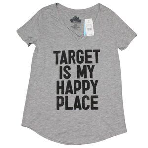 "TARGET IS MY HAPPY PLACE" Graphic Tee Size Small